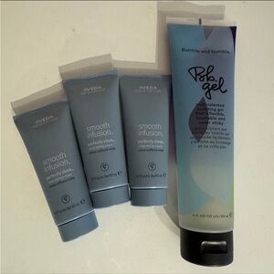 Aveda and bumble & bumble hair styling product